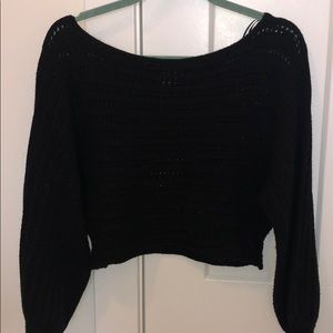 Cute black going out top/ sweater